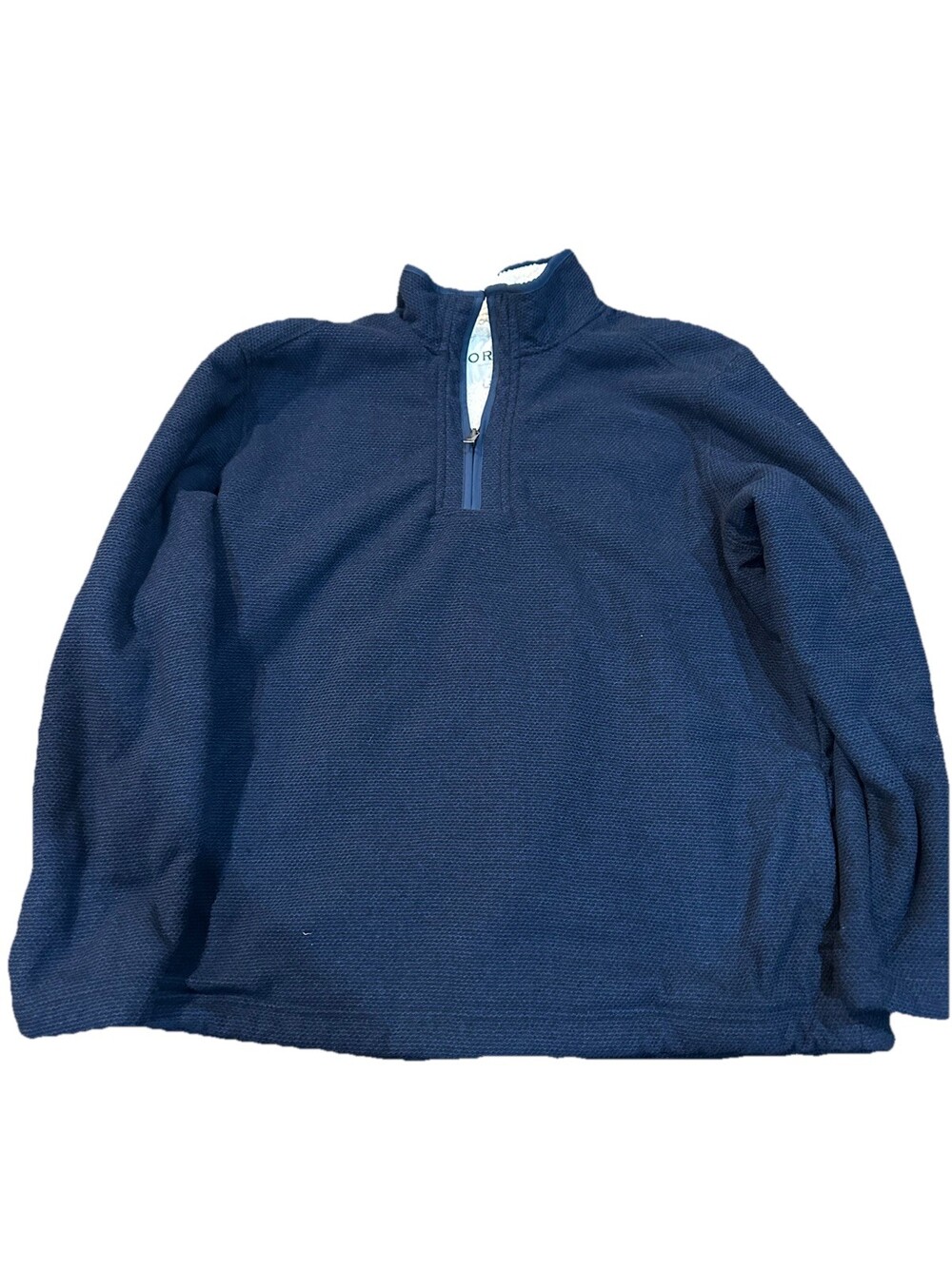 Orvis Classic Collection Sherpa Fleece Jacket Men’s XL Navy Blue Great Condition